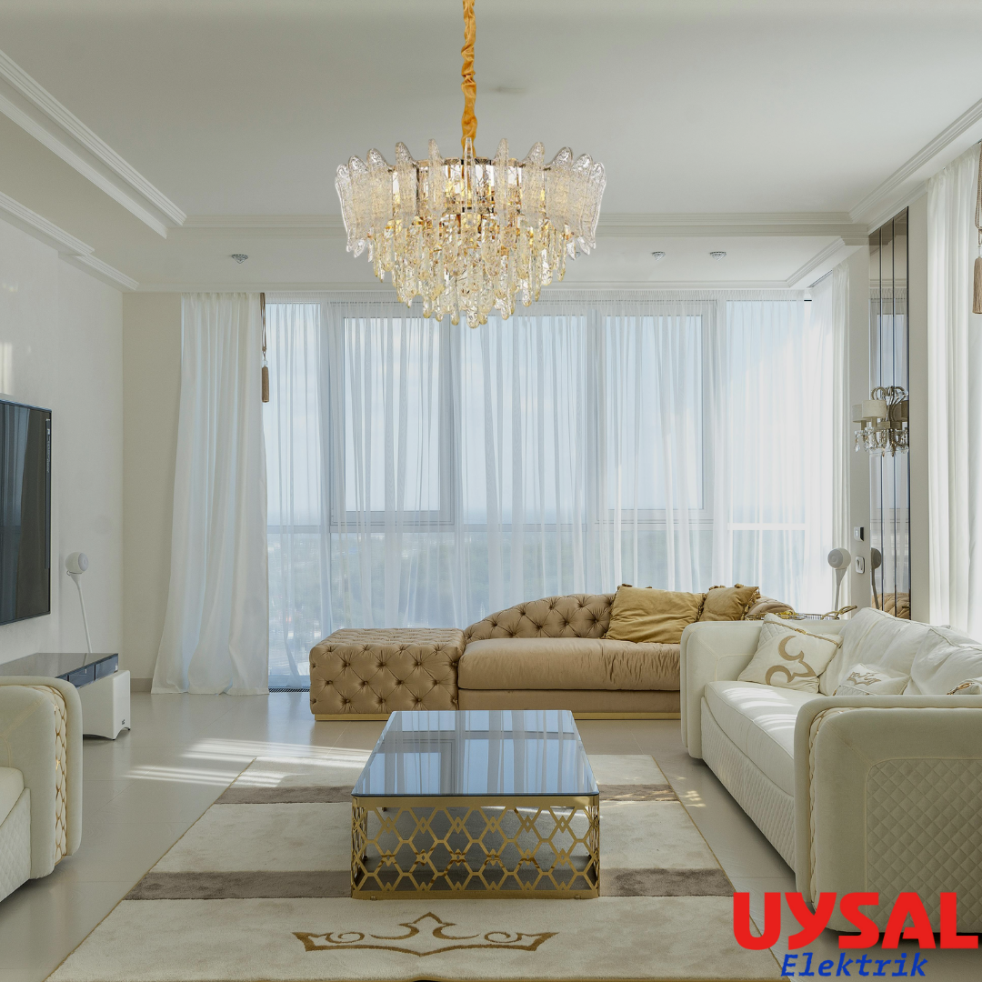12'li Kristal Avize